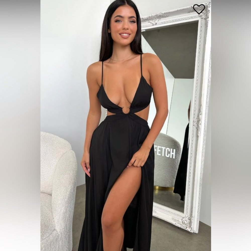 Thats So Fetch - Black Maxi Dress- Kritika - Size 8